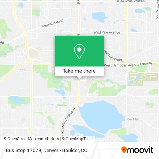 Bus Stop 17079 map