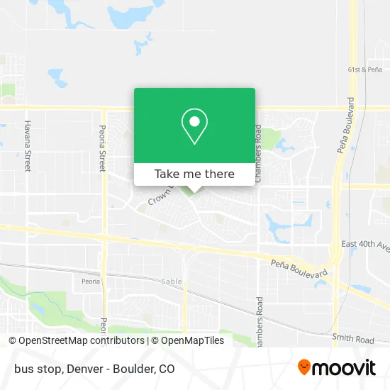 bus stop map