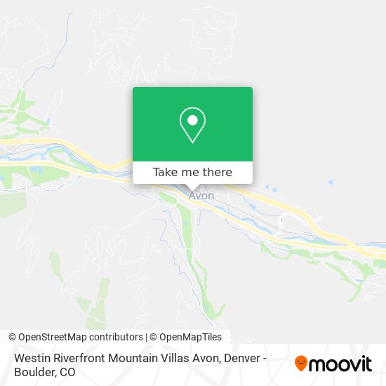 Mapa de Westin Riverfront Mountain Villas Avon