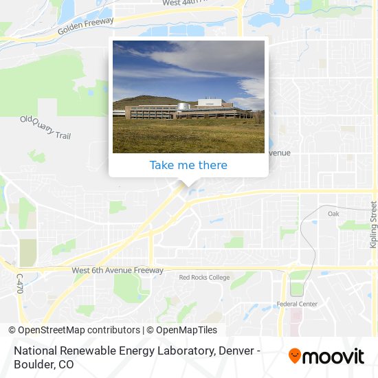 Mapa de National Renewable Energy Laboratory