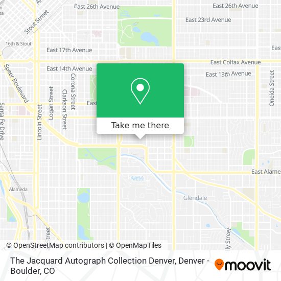 Mapa de The Jacquard Autograph Collection Denver