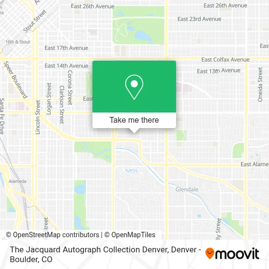 The Jacquard Autograph Collection Denver map