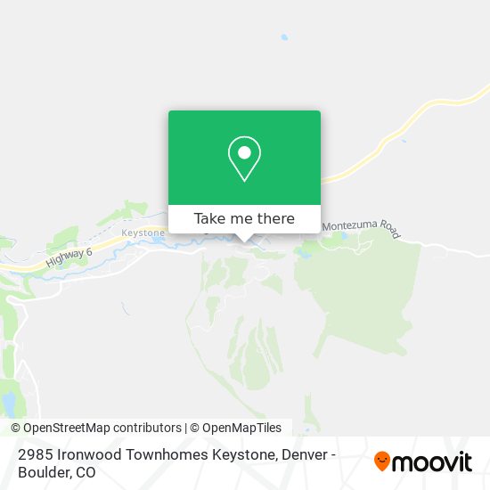 2985 Ironwood Townhomes Keystone map