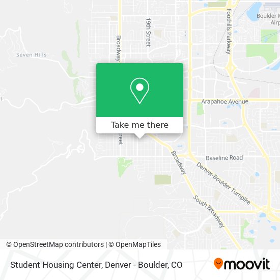 Student Housing Center map