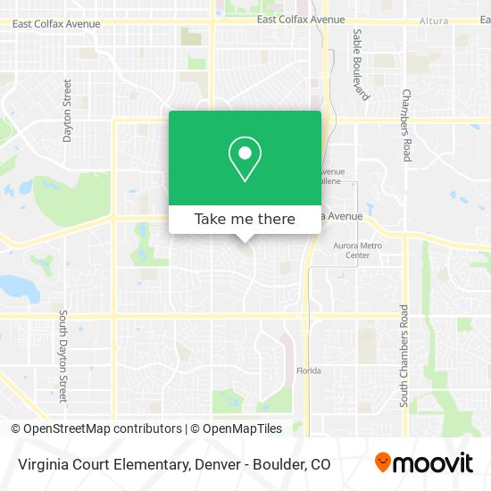 Mapa de Virginia Court Elementary