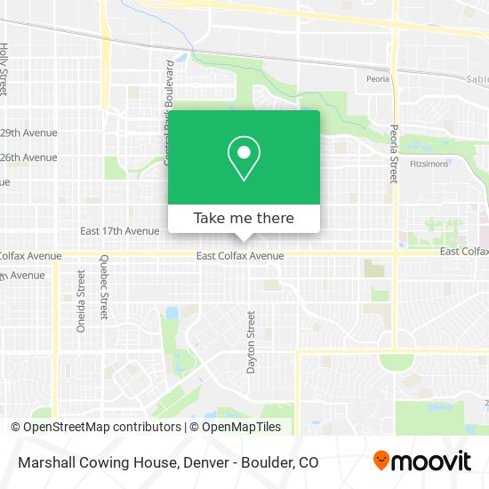 Marshall Cowing House map