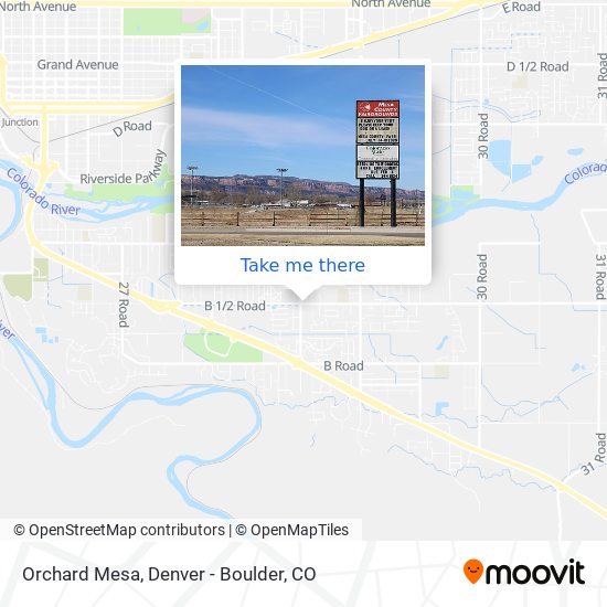 Mapa de Orchard Mesa