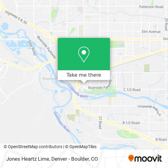 Jones Heartz Lime map