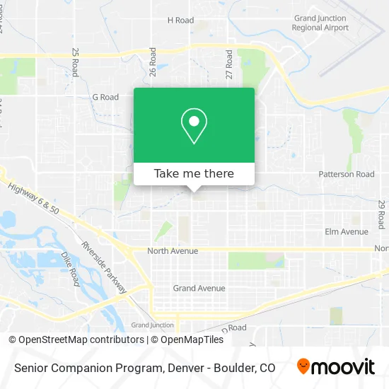 Senior Companion Program map