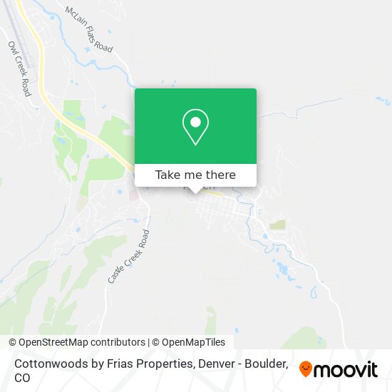Mapa de Cottonwoods by Frias Properties