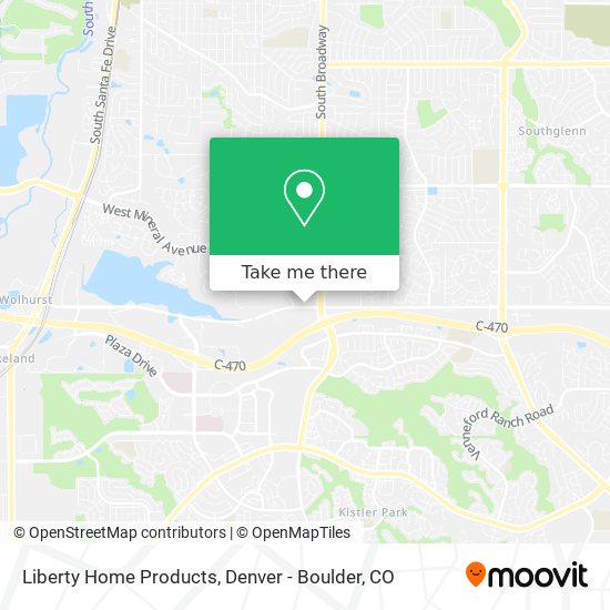 Liberty Home Products map