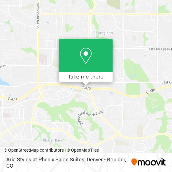 Aria Styles at Phenix Salon Suites map