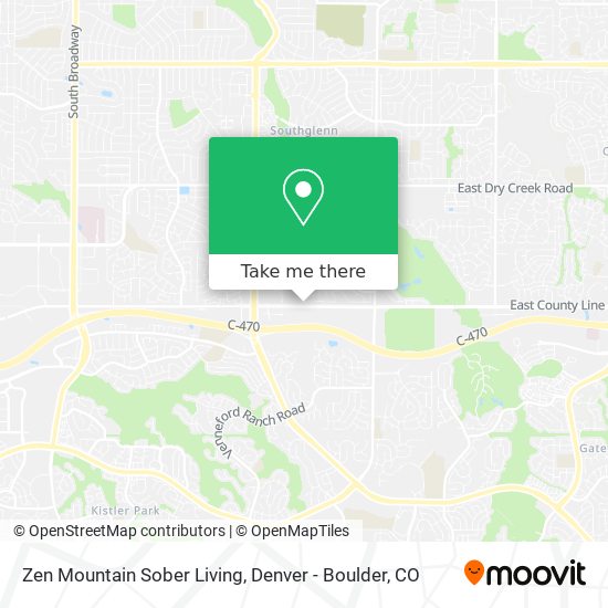 Mapa de Zen Mountain Sober Living