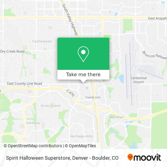 Spirit Halloween Superstore map