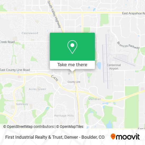 First Industrial Realty & Trust map