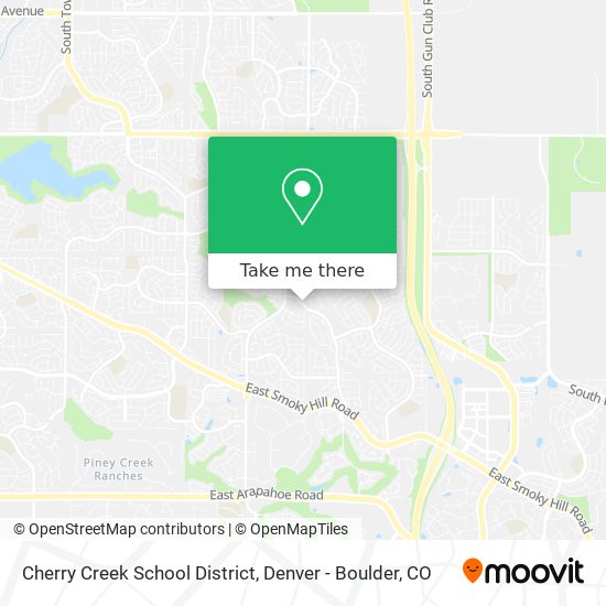 Cherry Creek School District map