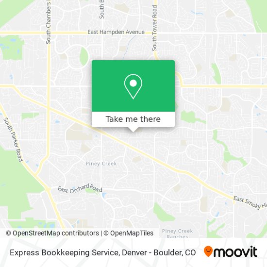 Express Bookkeeping Service map