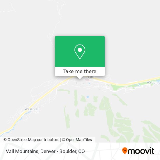 Vail Mountains map