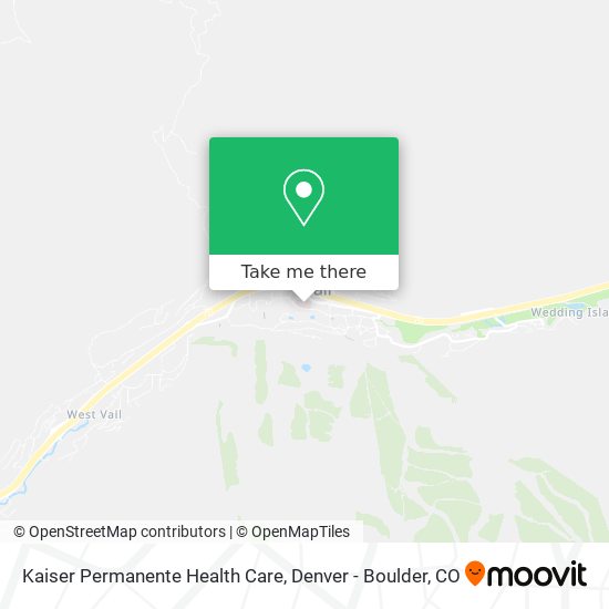 Kaiser Permanente Health Care map
