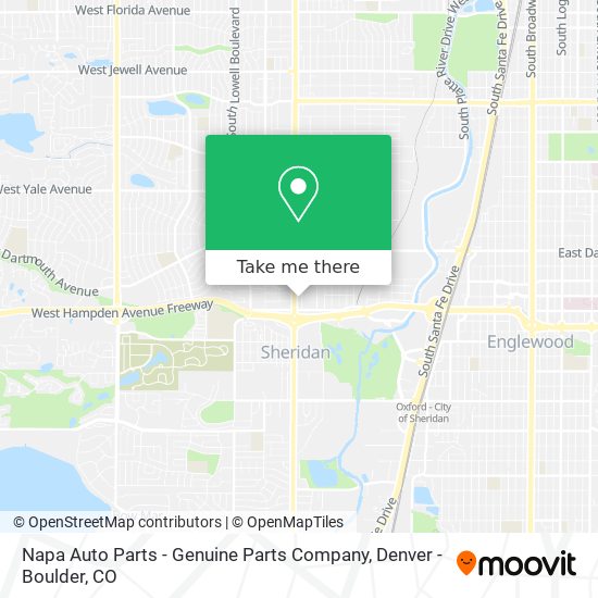 Napa Auto Parts - Genuine Parts Company map