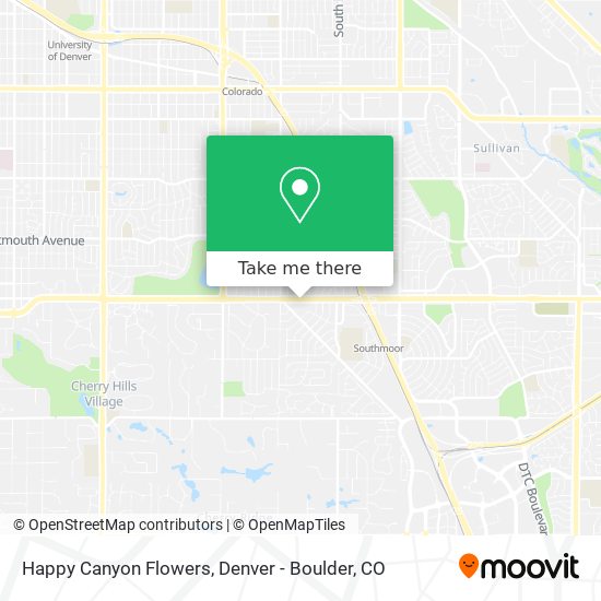 Mapa de Happy Canyon Flowers