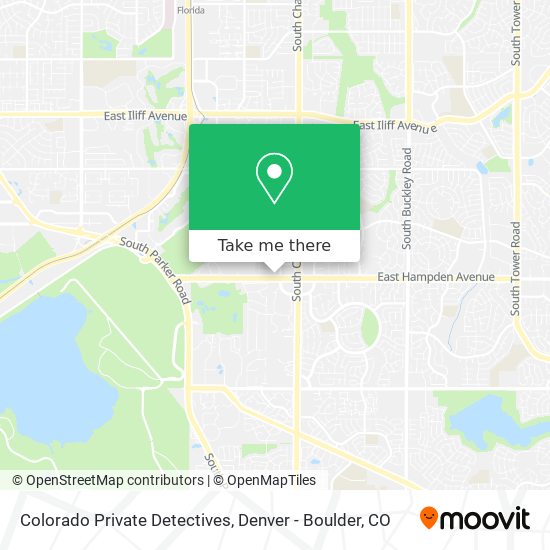 Colorado Private Detectives map