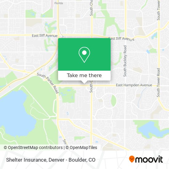 Shelter Insurance map
