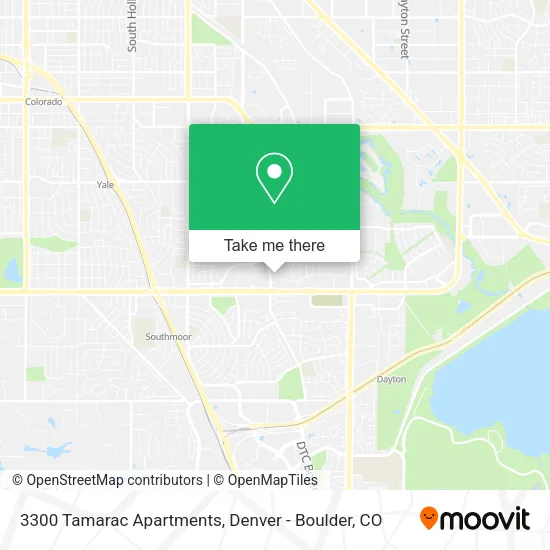 3300 Tamarac Apartments map