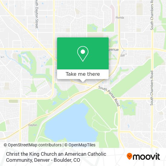 Christ the King Church an American Catholic Community map