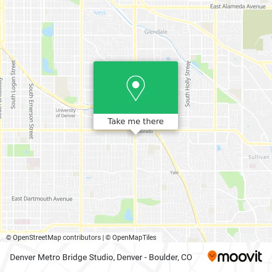 Denver Metro Bridge Studio map