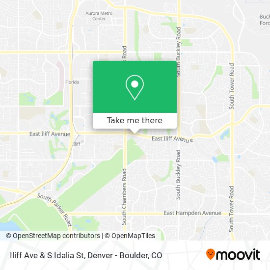 Mapa de Iliff Ave & S Idalia St