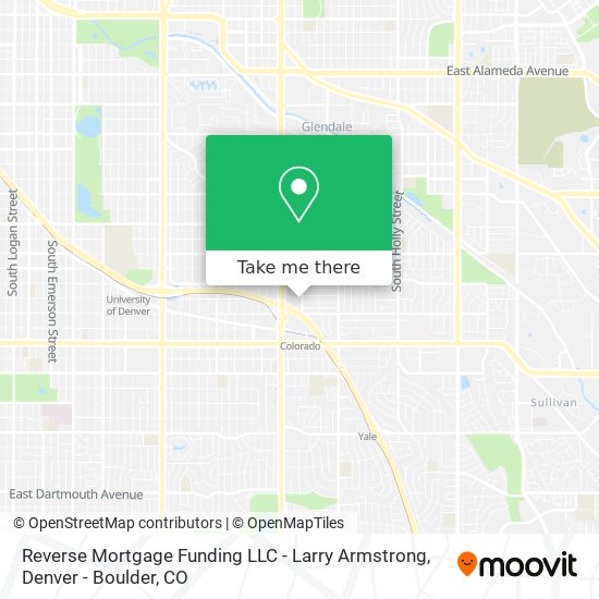 Reverse Mortgage Funding LLC - Larry Armstrong map