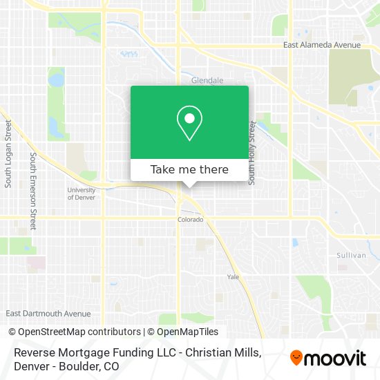 Mapa de Reverse Mortgage Funding LLC - Christian Mills