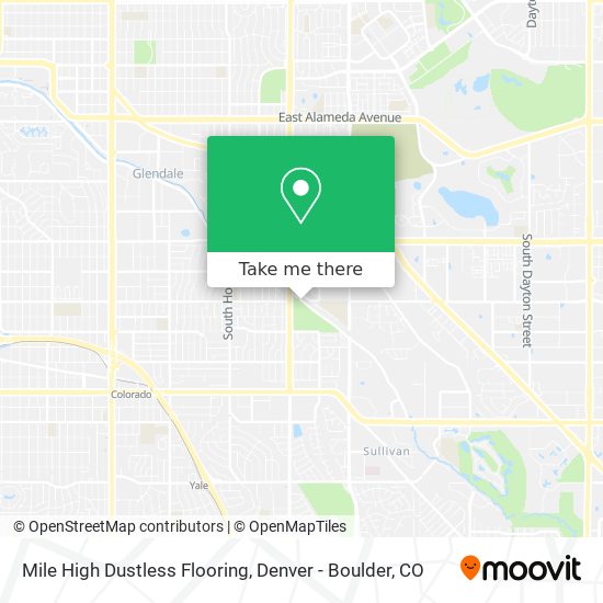 Mile High Dustless Flooring map