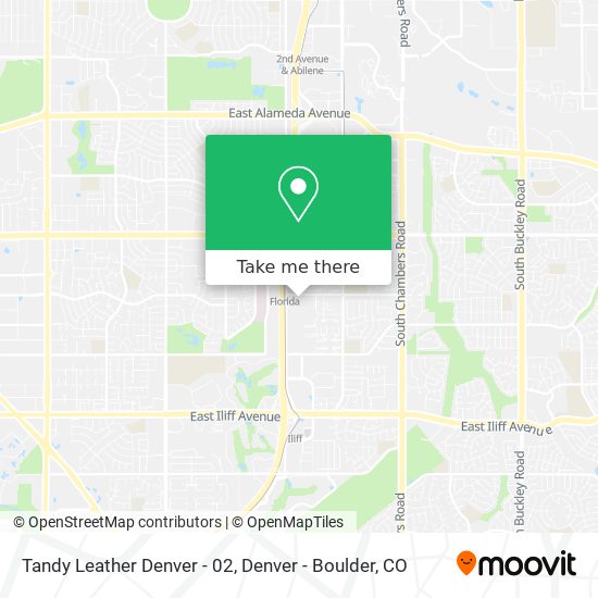 Mapa de Tandy Leather Denver - 02