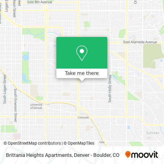 Mapa de Brittania Heights Apartments