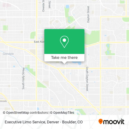 Executive Limo Service map