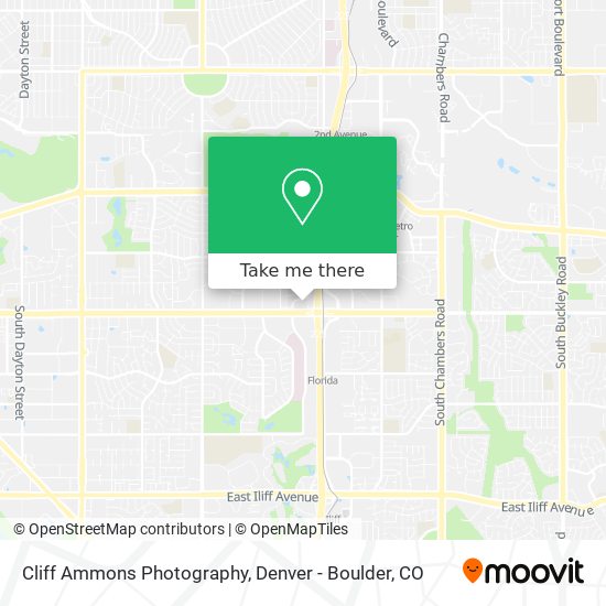 Cliff Ammons Photography map