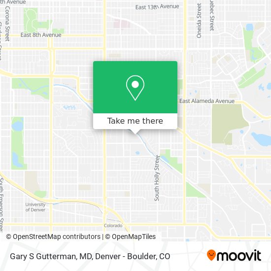 Gary S Gutterman, MD map