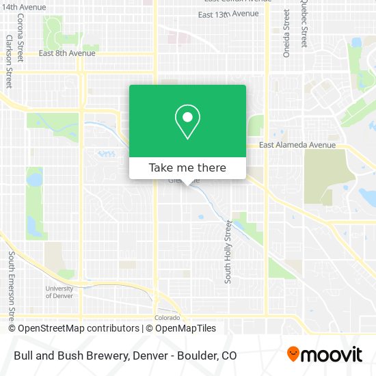 Bull and Bush Brewery map