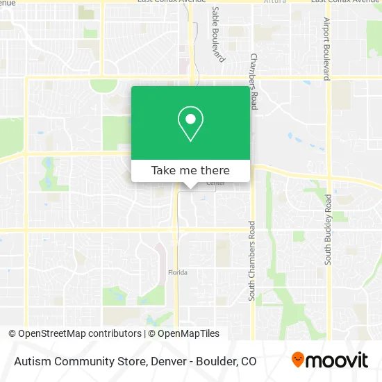 Autism Community Store map
