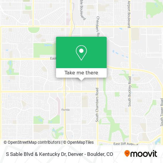 S Sable Blvd & Kentucky Dr map