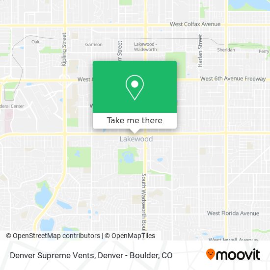 Denver Supreme Vents map
