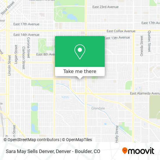 Mapa de Sara May Sells Denver