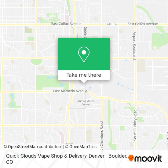 Quick Clouds Vape Shop & Delivery map