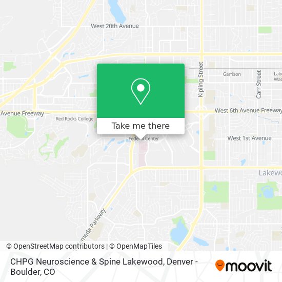 CHPG Neuroscience & Spine Lakewood map