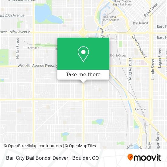 Bail City Bail Bonds map