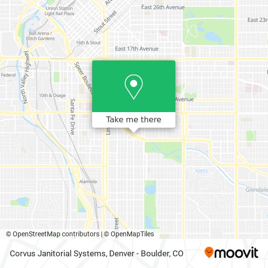 Corvus Janitorial Systems map