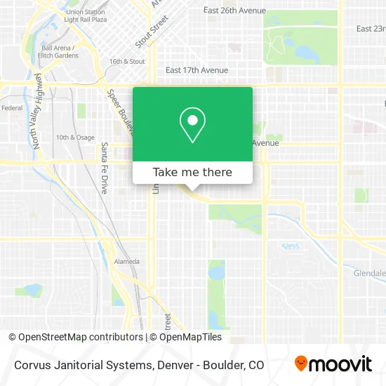 Corvus Janitorial Systems map