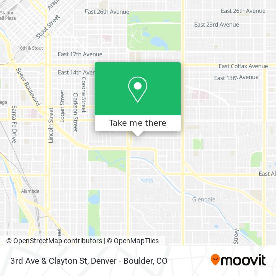 Mapa de 3rd Ave & Clayton St